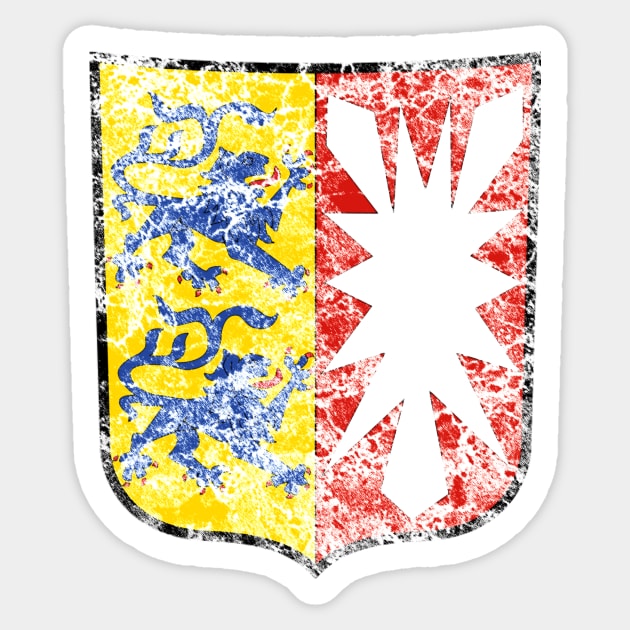 Coat of arms of Schleswig Holstein Sticker by wtaylor72